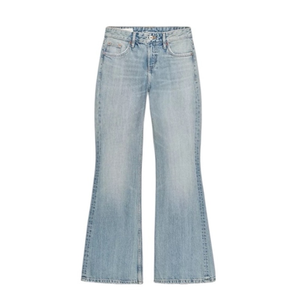 Zara TRF Light Blue Flare Jeans